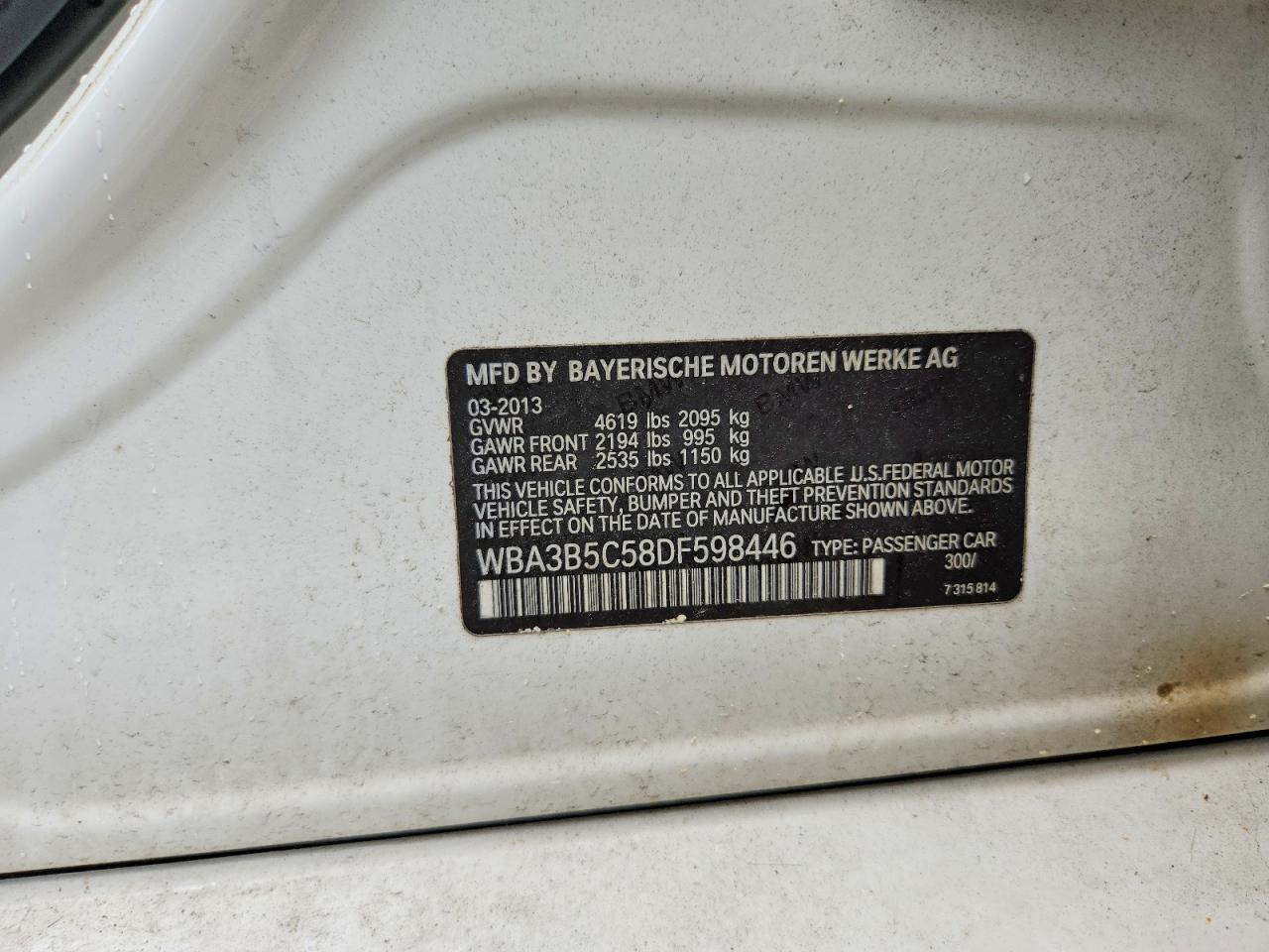 2013 BMW Seria 3 328i - zdjęcie 12