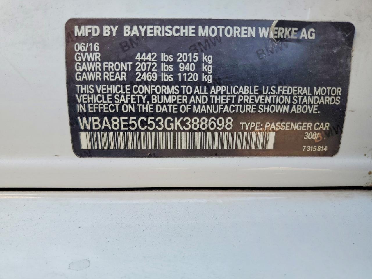 2016 BMW 328 D - zdjęcie 12