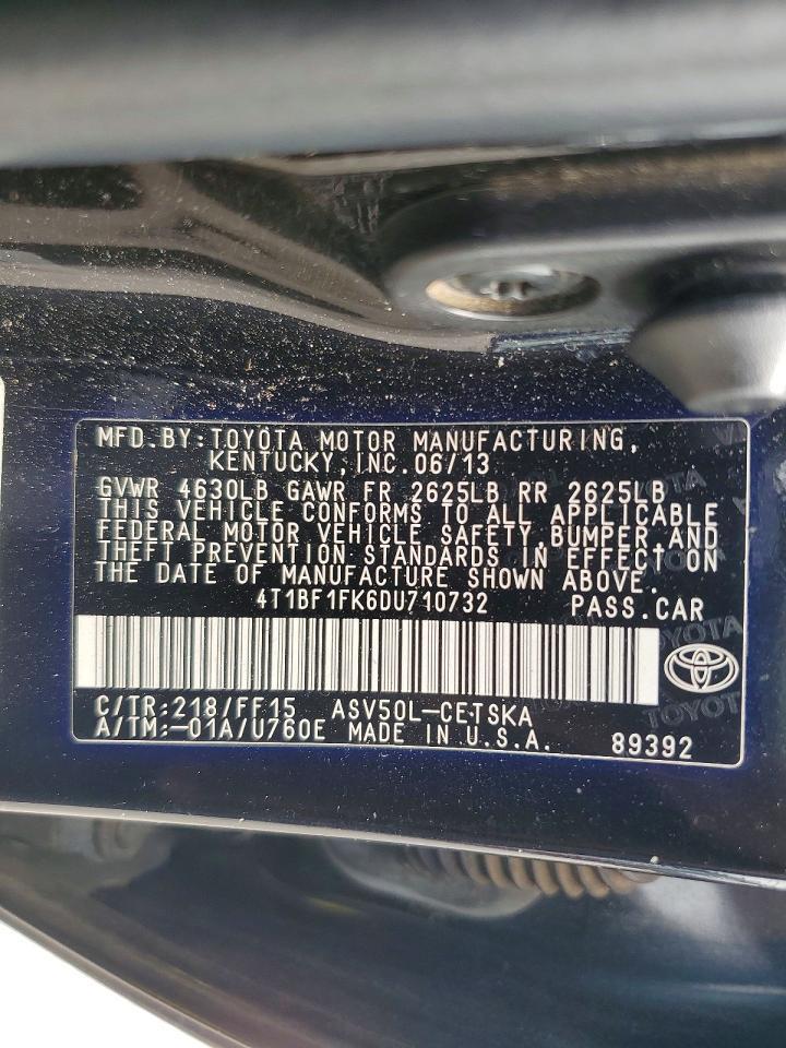 2013 Toyota Camry Se - zdjęcie 12