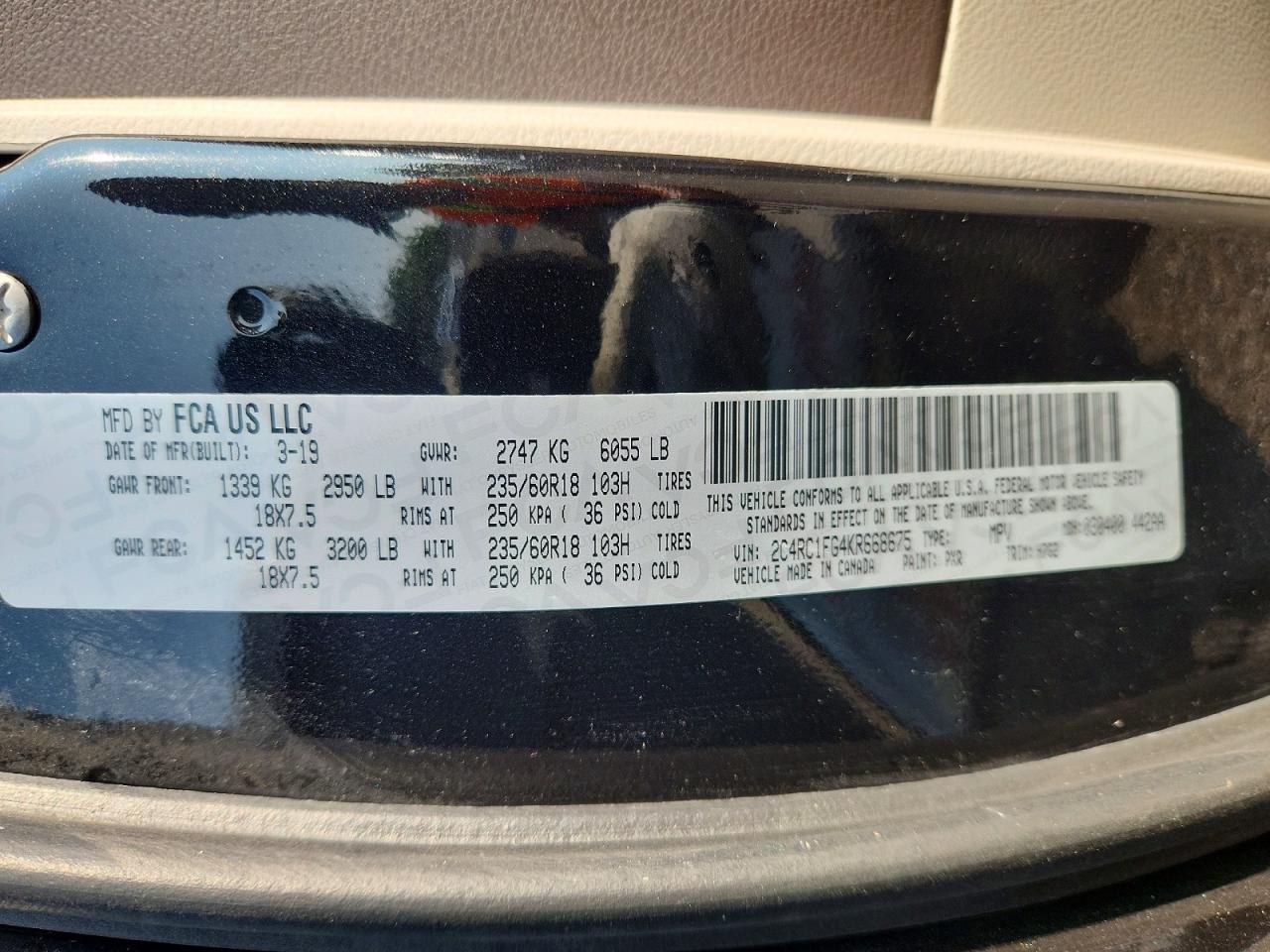 2019 Chrysler Pacifica Touring Plus - zdjęcie 13