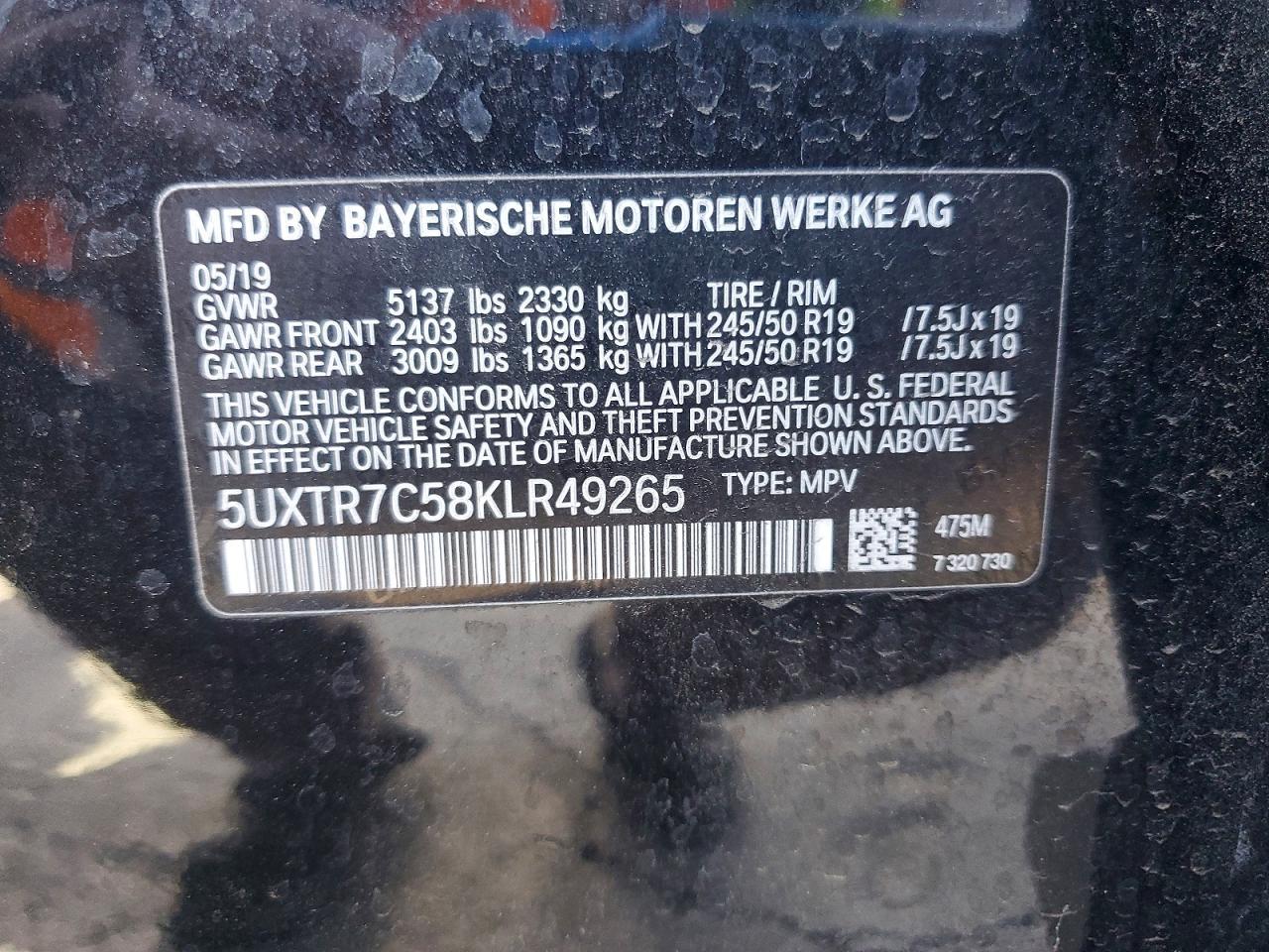 2019 BMW X3 Sdrive30I - zdjęcie 12