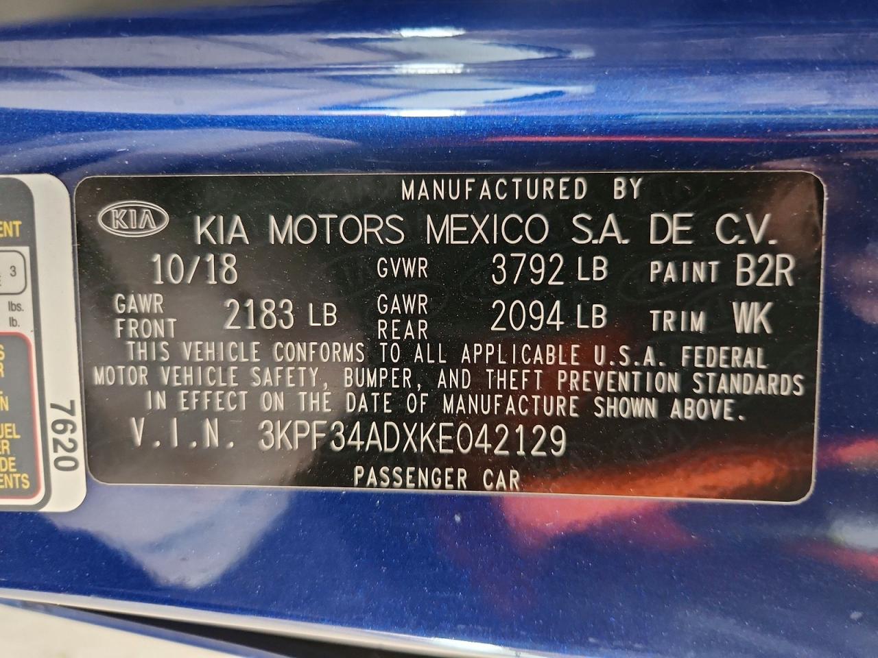2019 Kia Forte S - zdjęcie 13