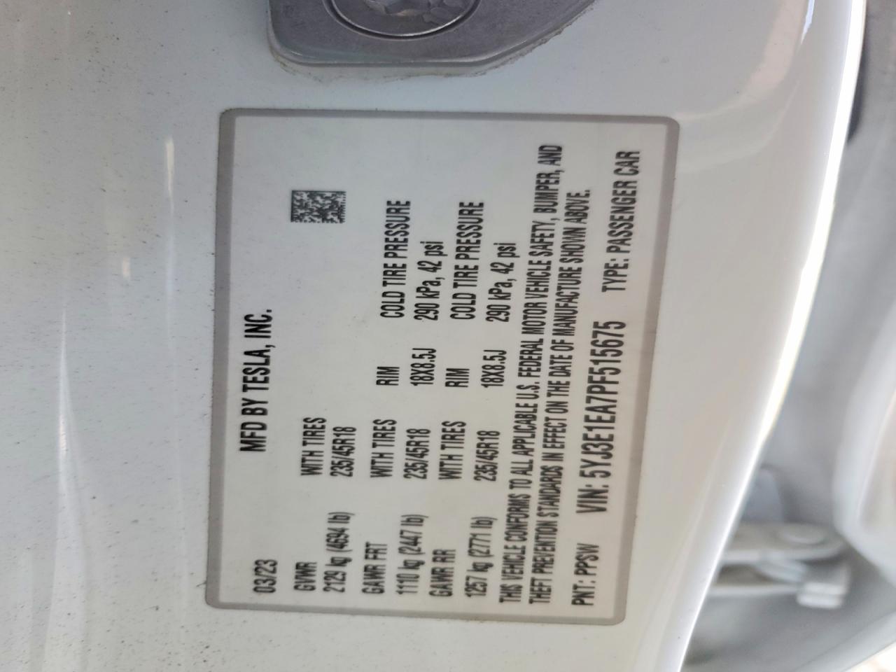 2023 Tesla Model 3 - zdjęcie 12
