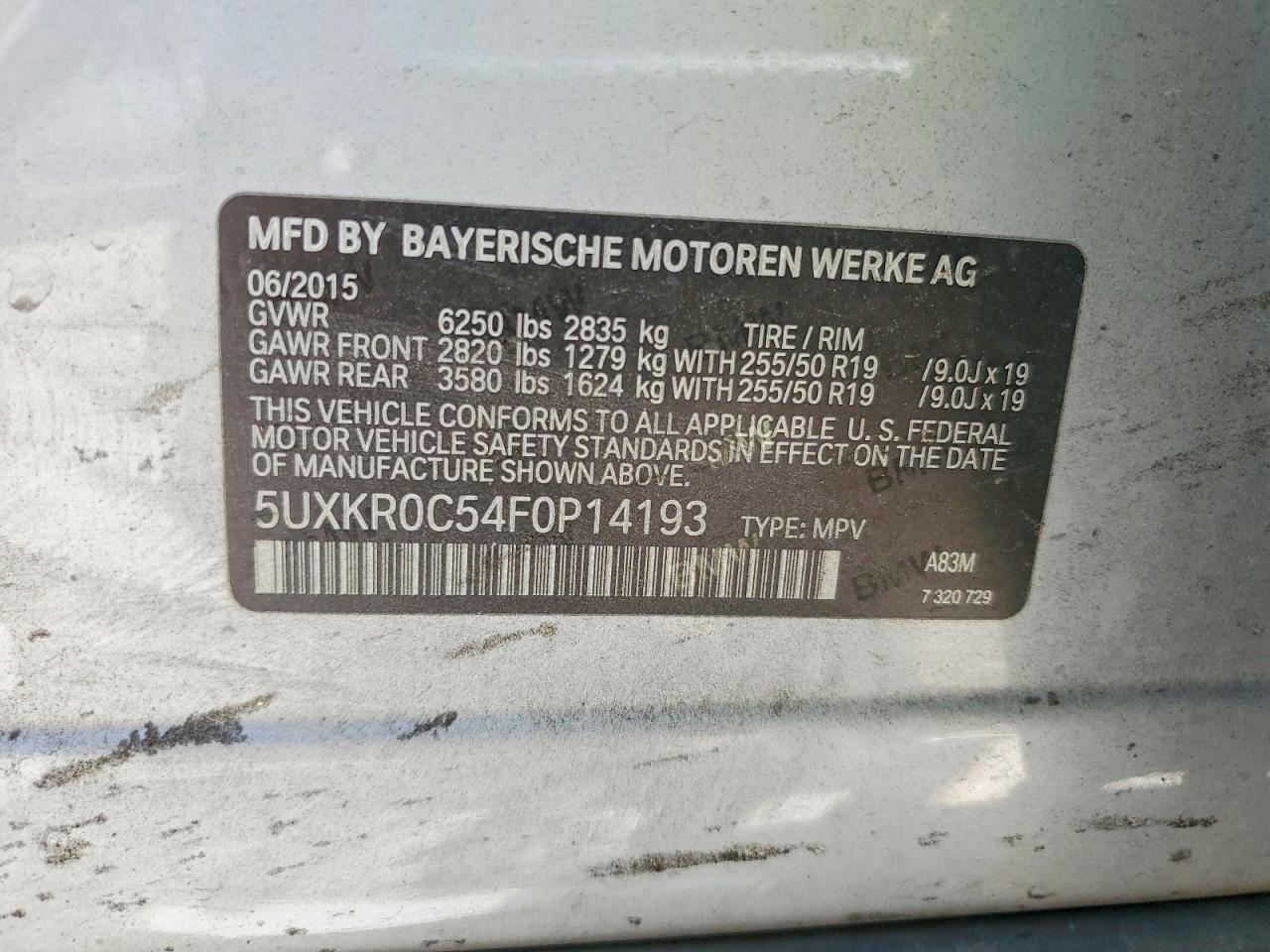 2015 BMW X5 xDrive35I - zdjęcie 12