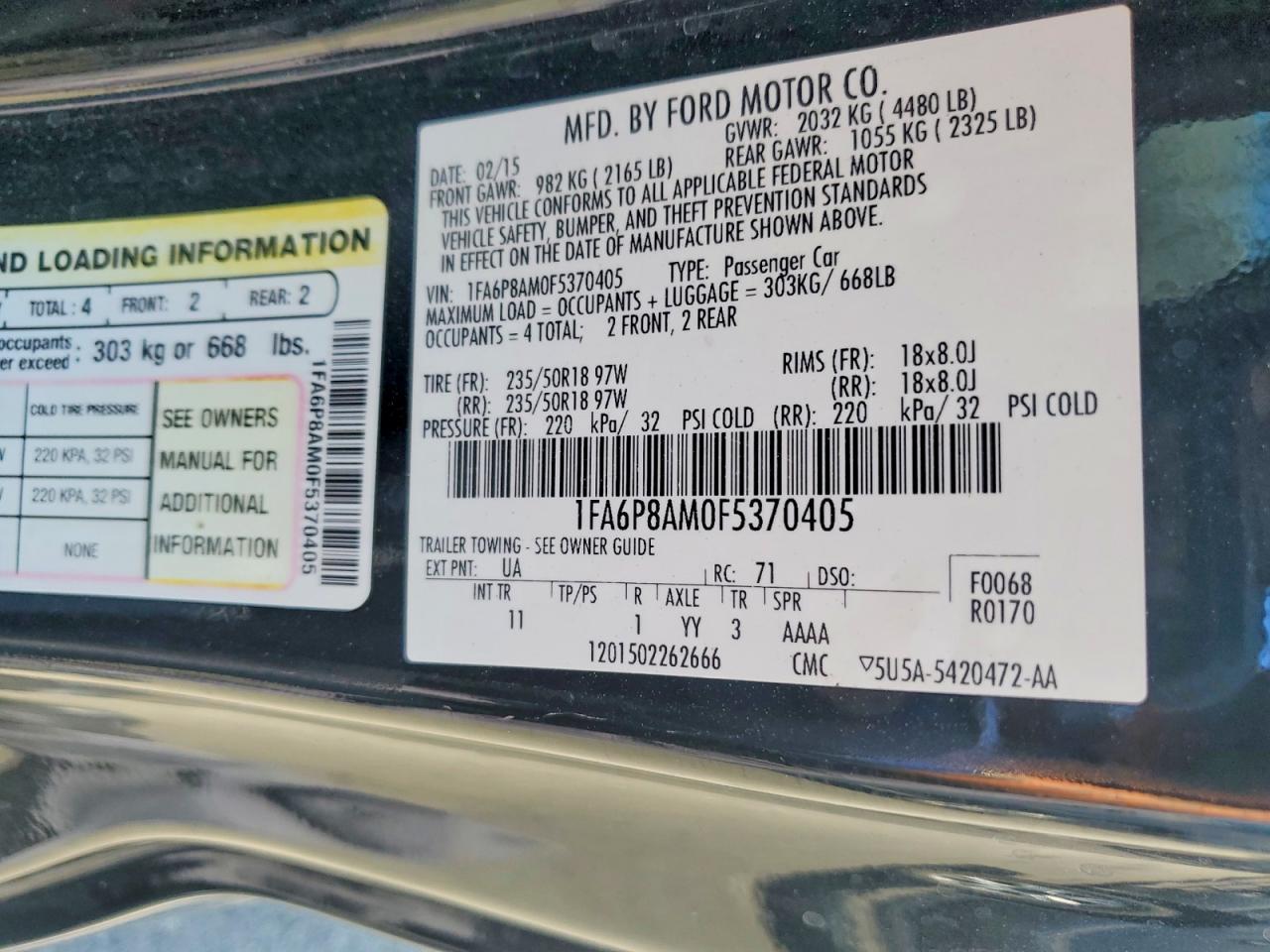 2015 Ford Mustang - zdjęcie 13