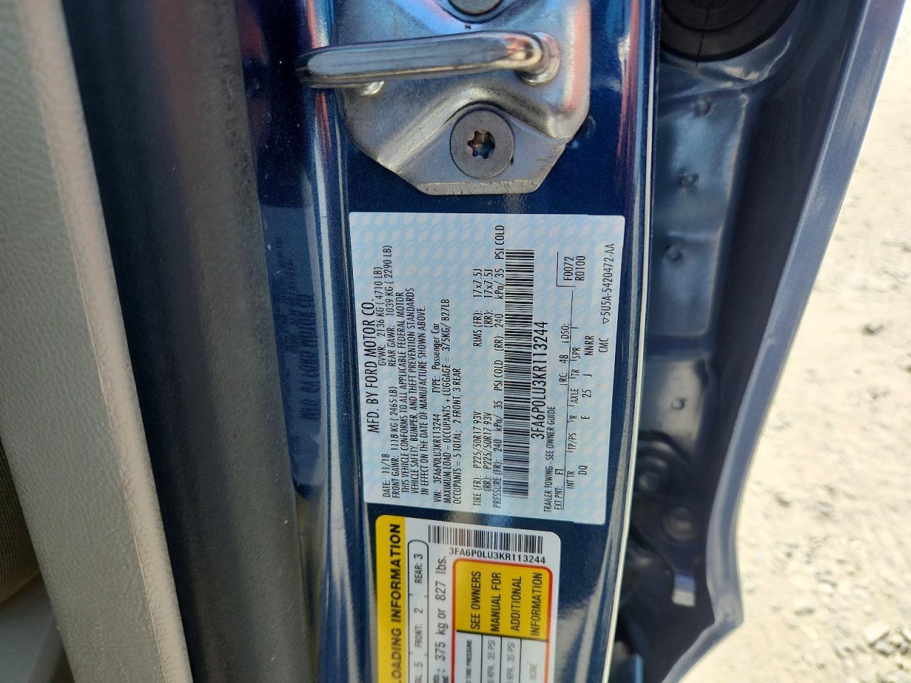 2019 Ford Fusion Se - zdjęcie 12