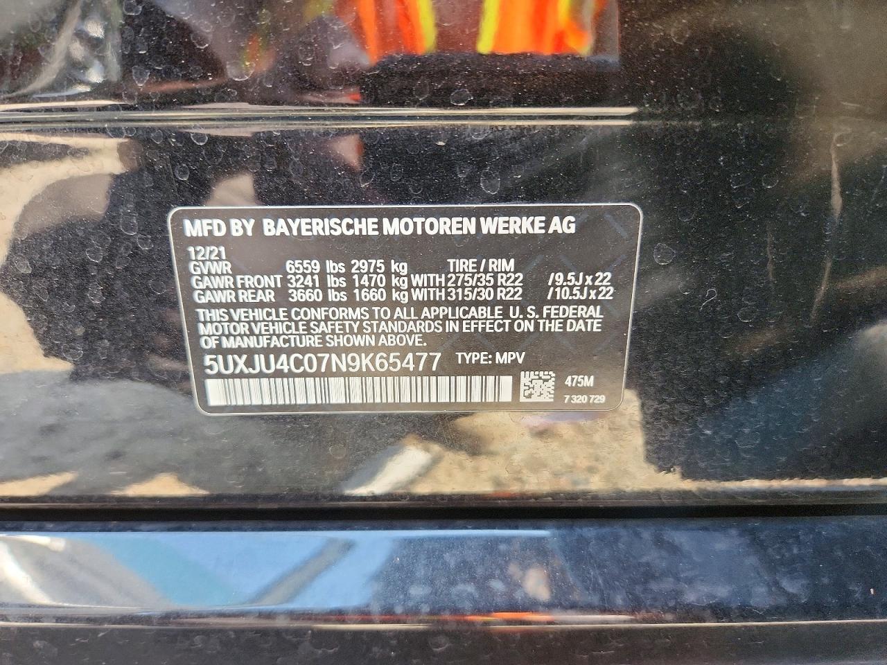 2022 BMW X5 M50I - zdjęcie 13