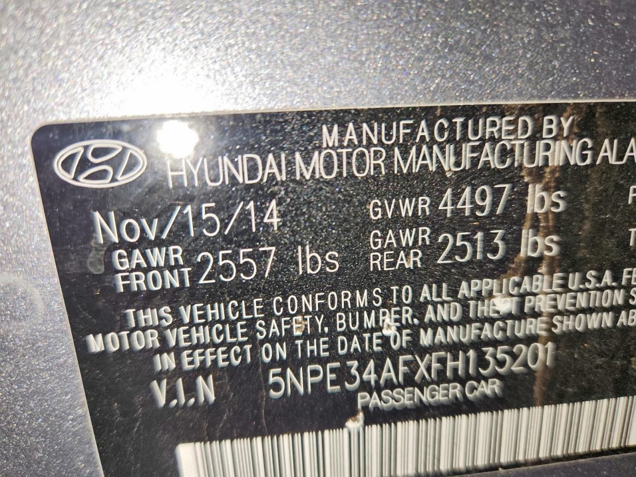 2015 Hyundai Sonata Sport - zdjęcie 14