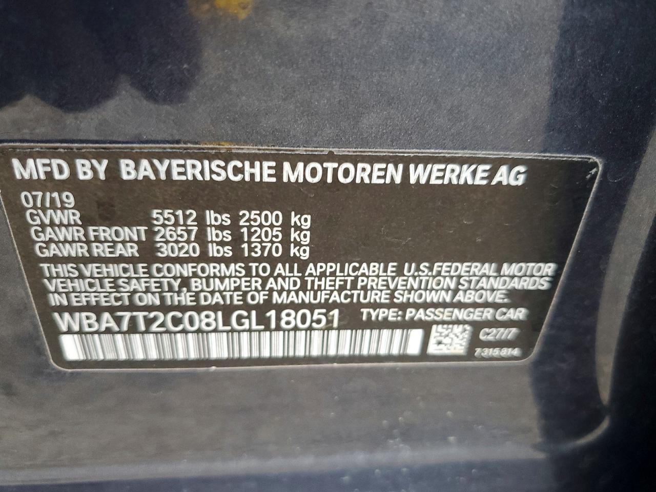 2020 BMW 740 I - zdjęcie 12