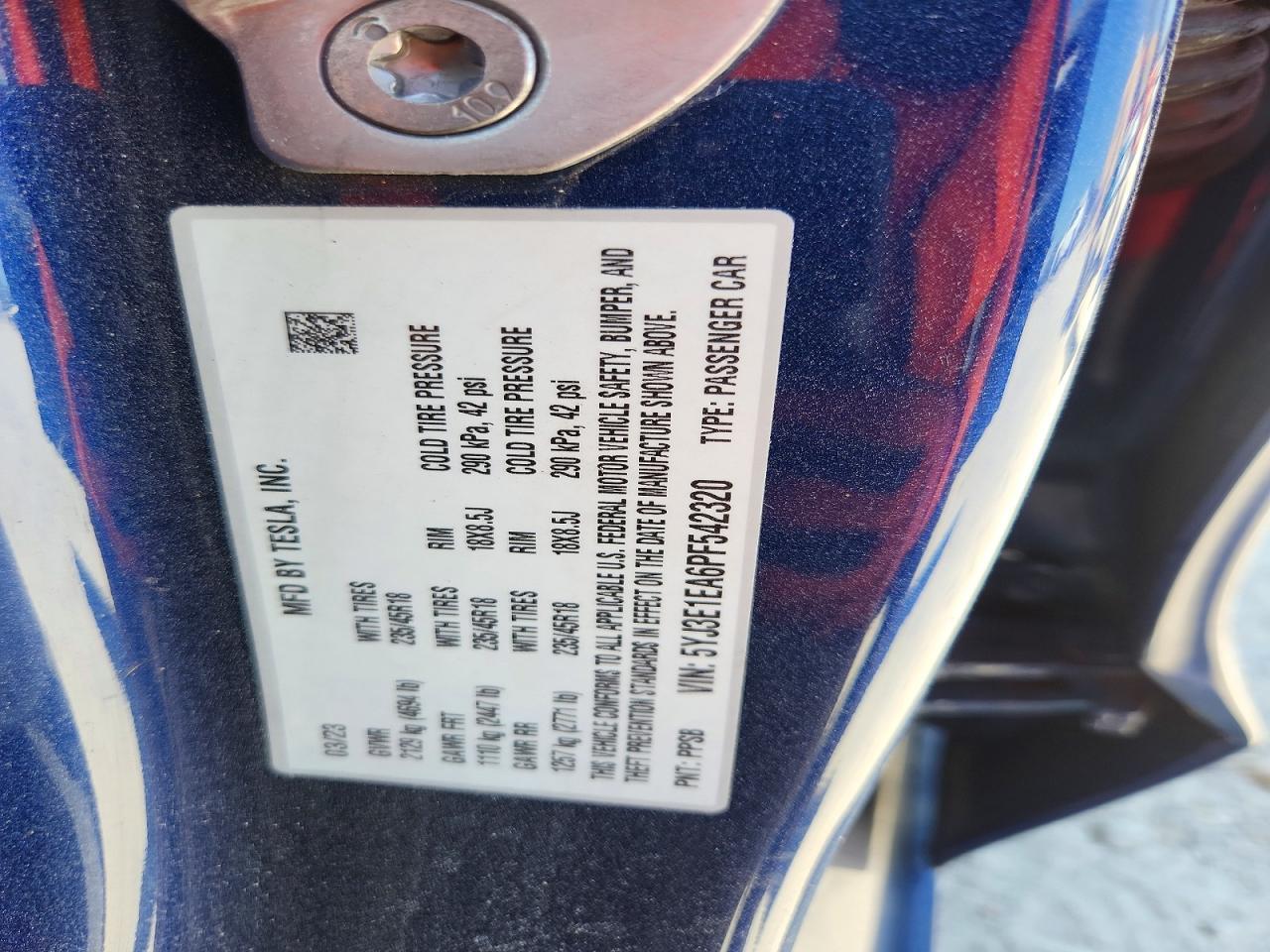2023 Tesla Model 3 - zdjęcie 13