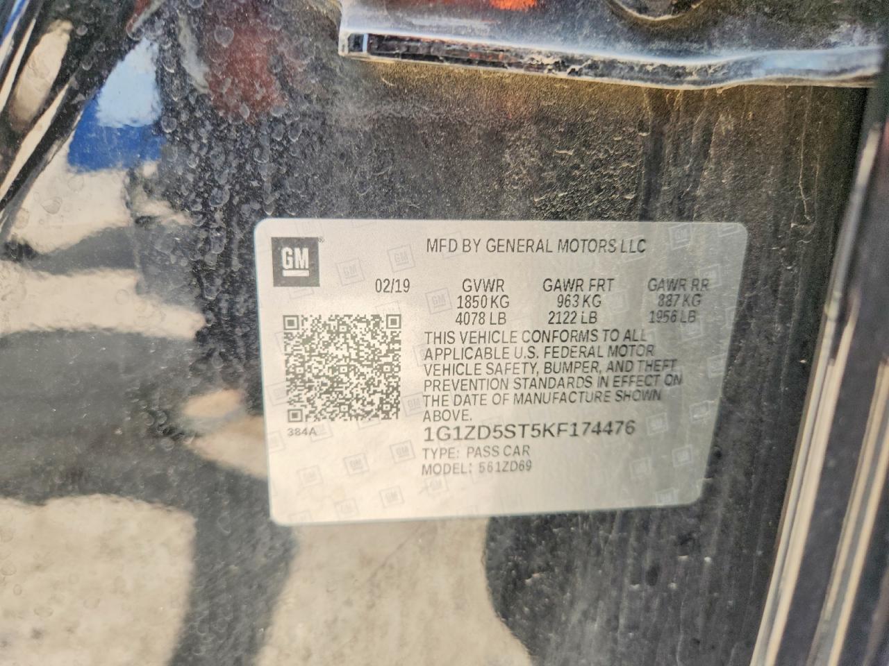 2019 Chevrolet Malibu Lt - zdjęcie 12
