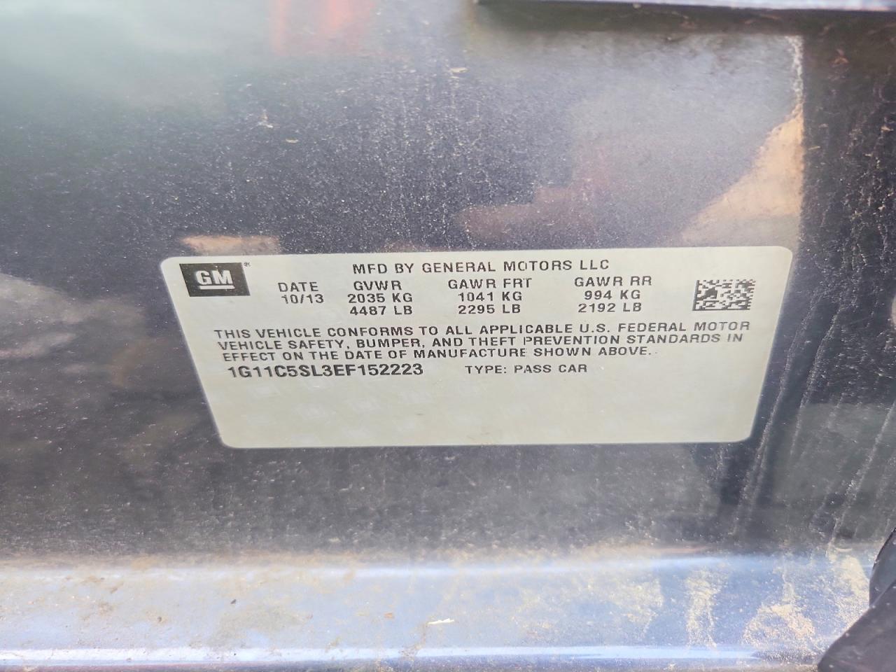 2014 Chevrolet Malibu 1Lt - zdjęcie 12