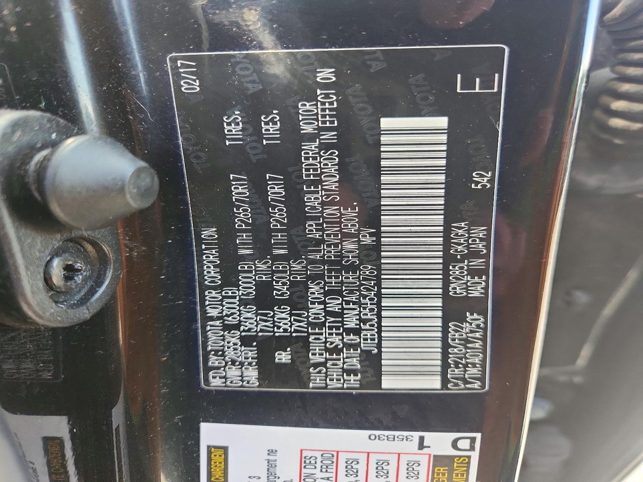 2017 Toyota 4Runner Sr5 - zdjęcie 12