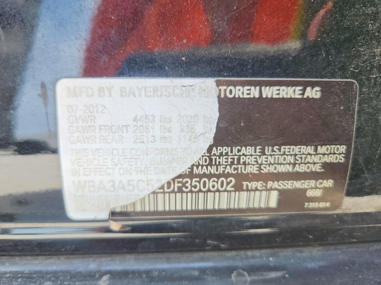 2013 BMW 328 I - zdjęcie 12