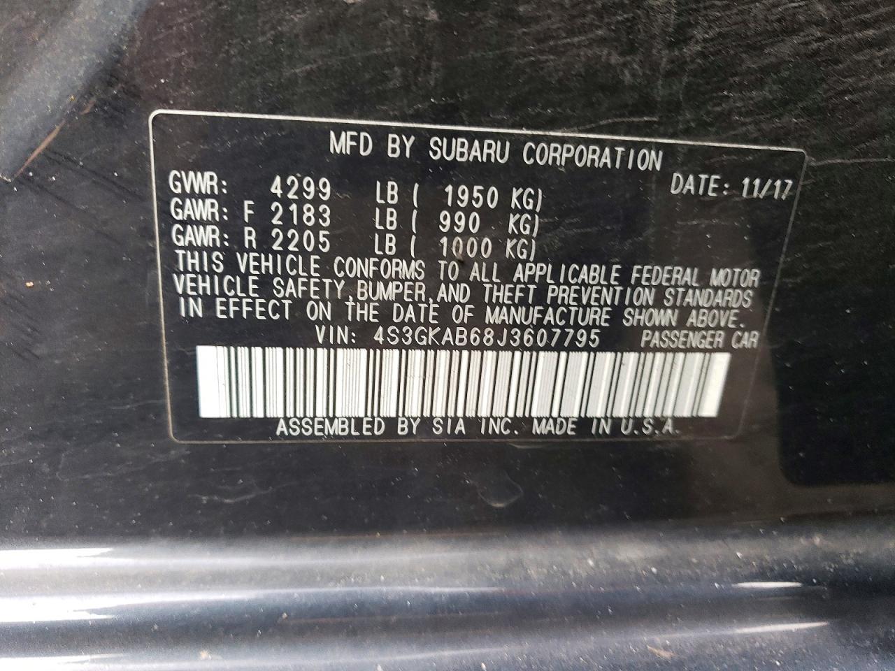 2018 Subaru Impreza Premium - zdjęcie 12
