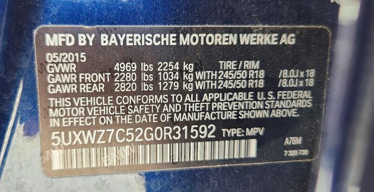 2016 BMW X3 Sdrive28I - zdjęcie 13