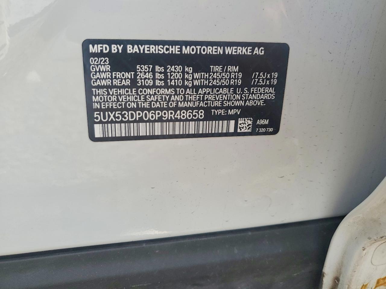 2023 BMW X3 xDrive30I - zdjęcie 13