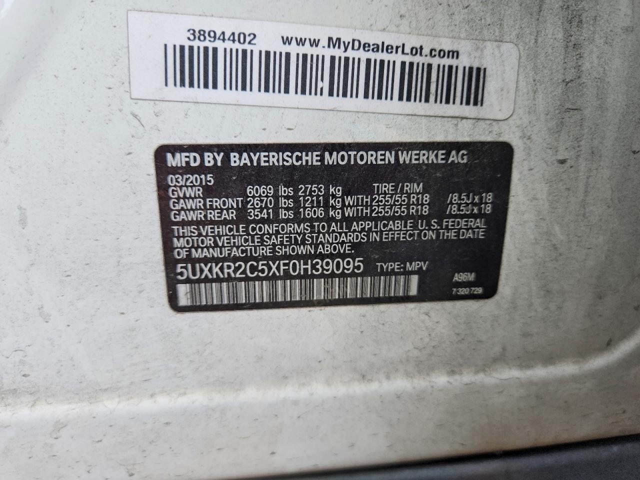 2015 BMW X5 Sdrive35I - zdjęcie 12