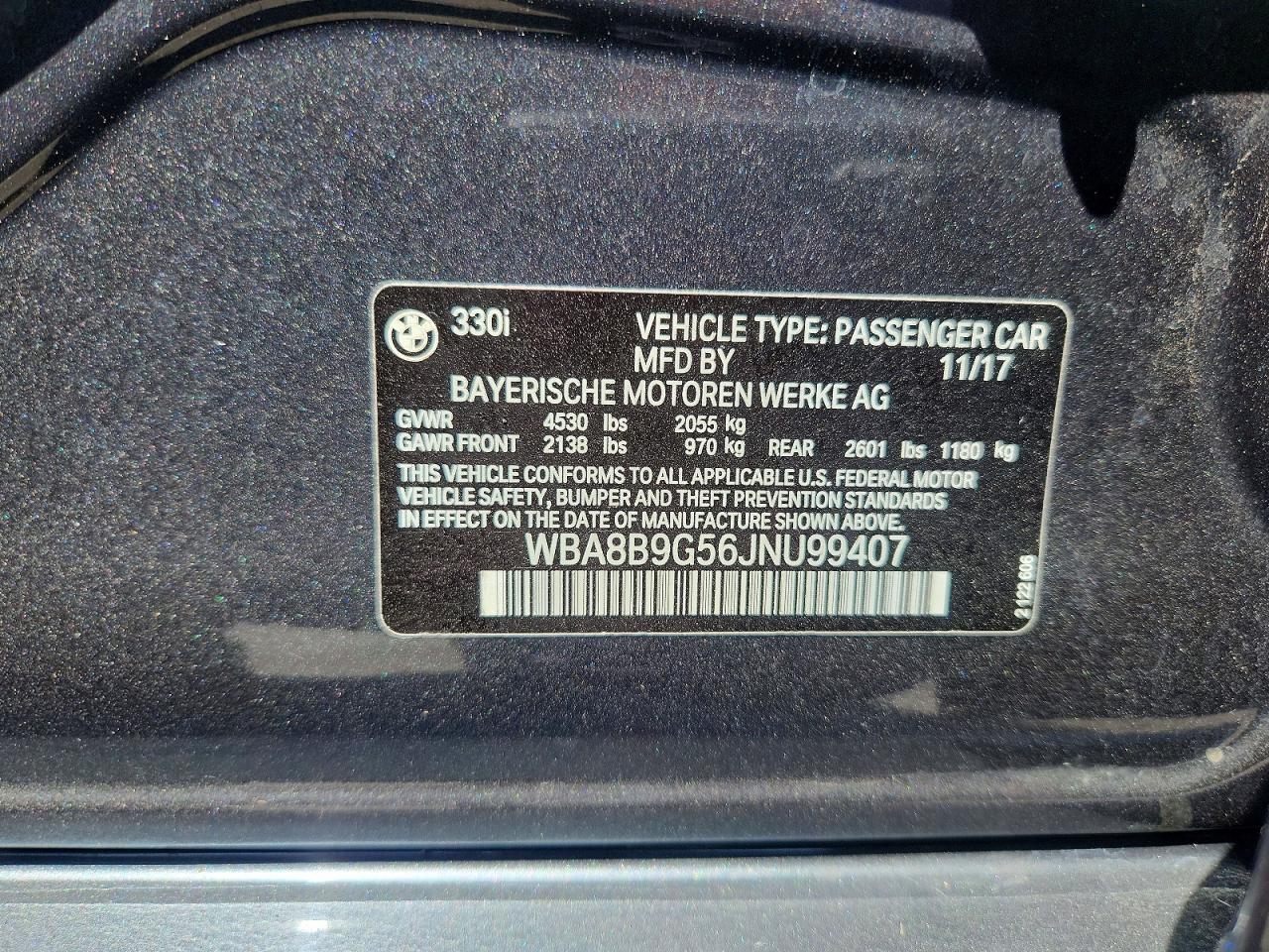 2018 BMW 330 I - zdjęcie 12
