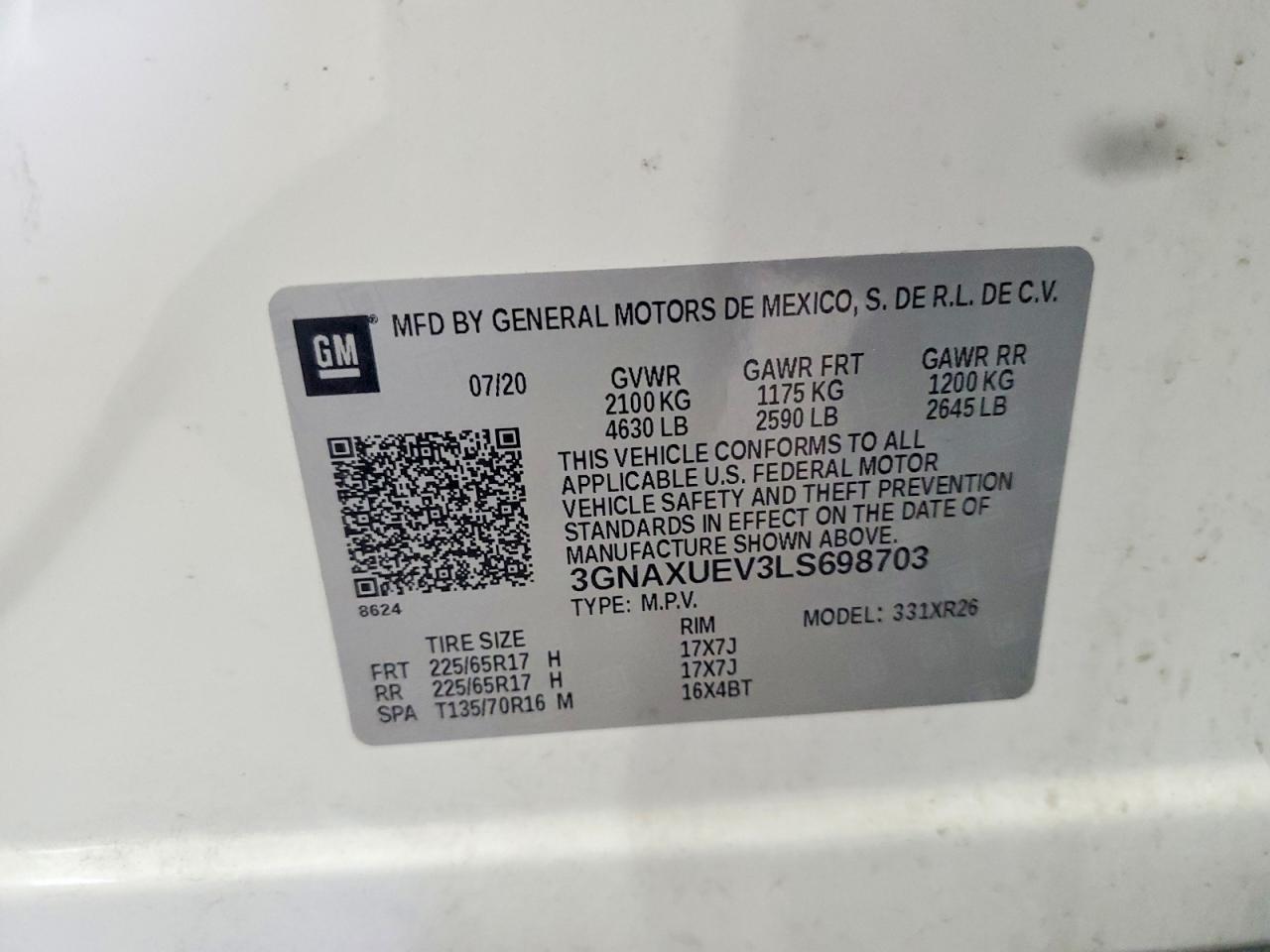 2020 Chevrolet Equinox Lt - zdjęcie 14