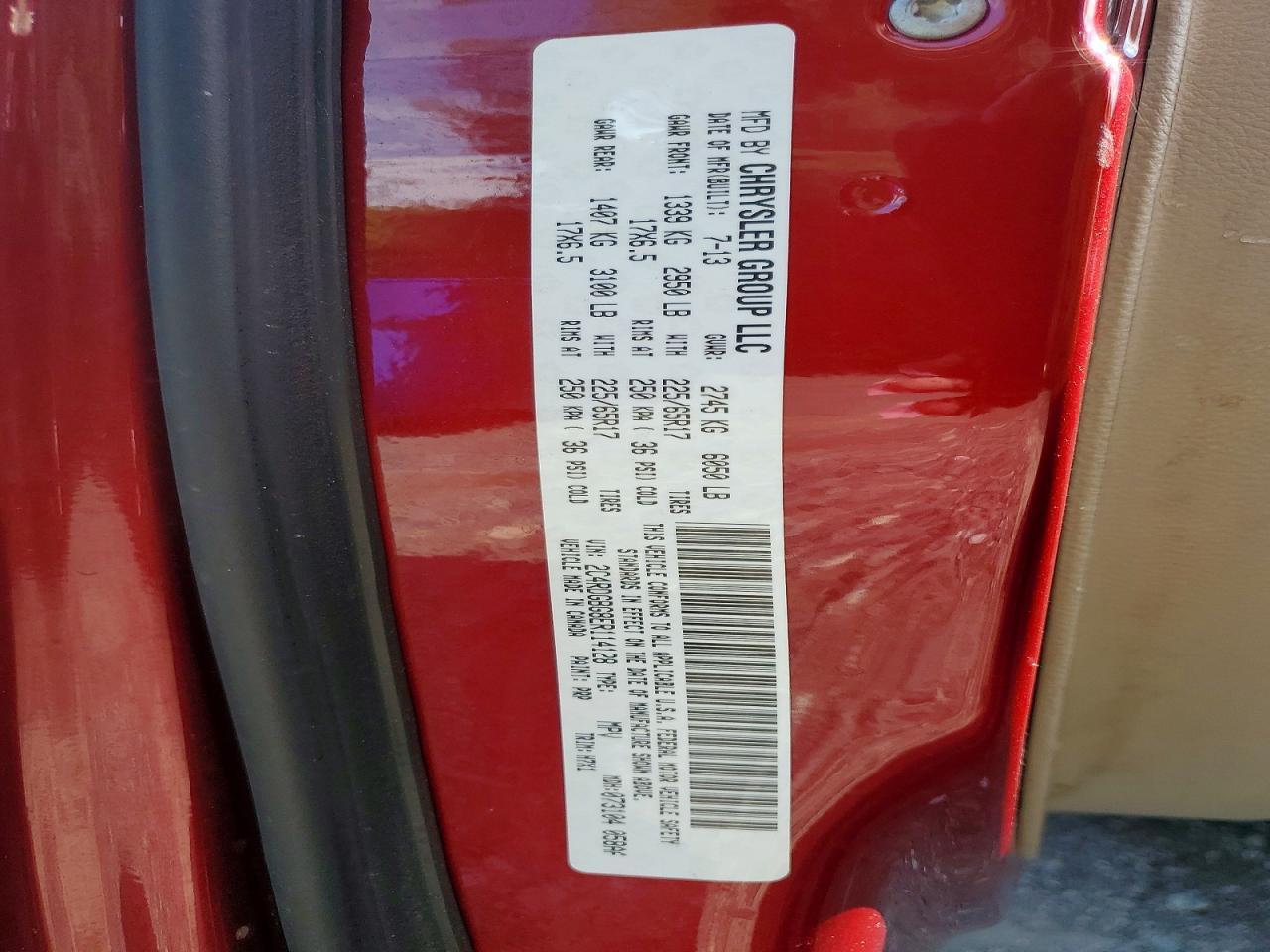 2014 Dodge Grand Caravan Se - zdjęcie 13