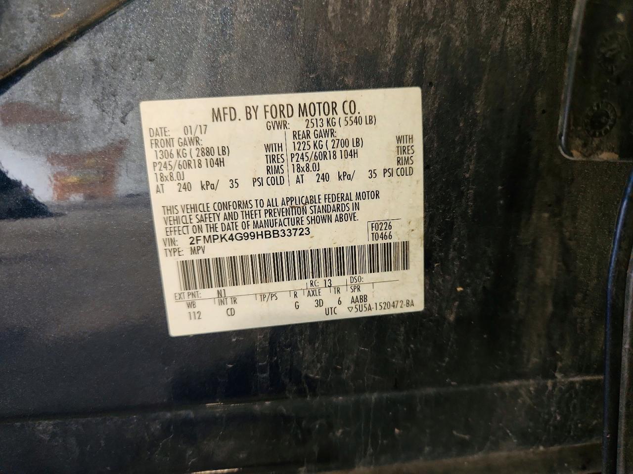 2017 Ford Edge Se - zdjęcie 13