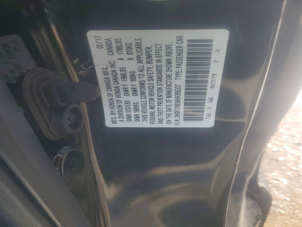 2017 Honda Civic Lx - zdjęcie 12