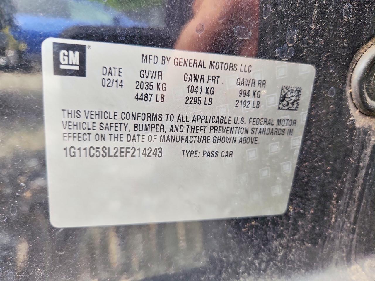 2014 Chevrolet Malibu 1Lt - zdjęcie 12