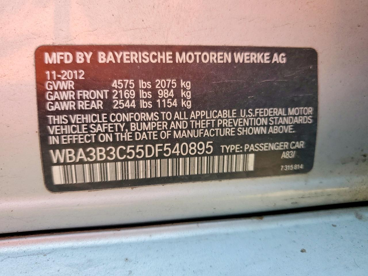 2013 BMW 328 Xi - zdjęcie 12