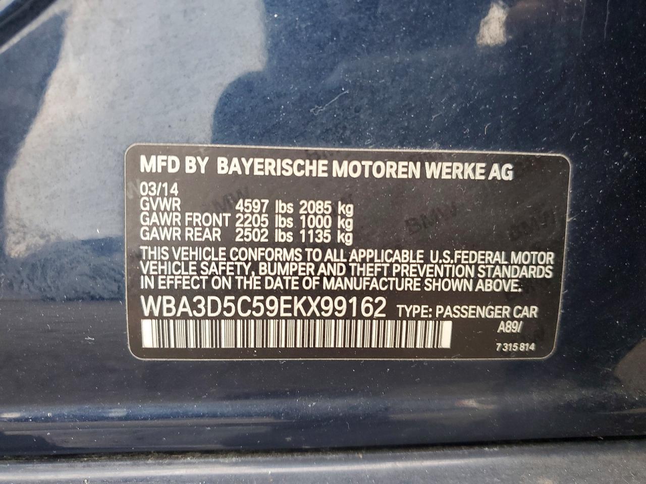 2014 BMW 328 D xDrive - zdjęcie 12