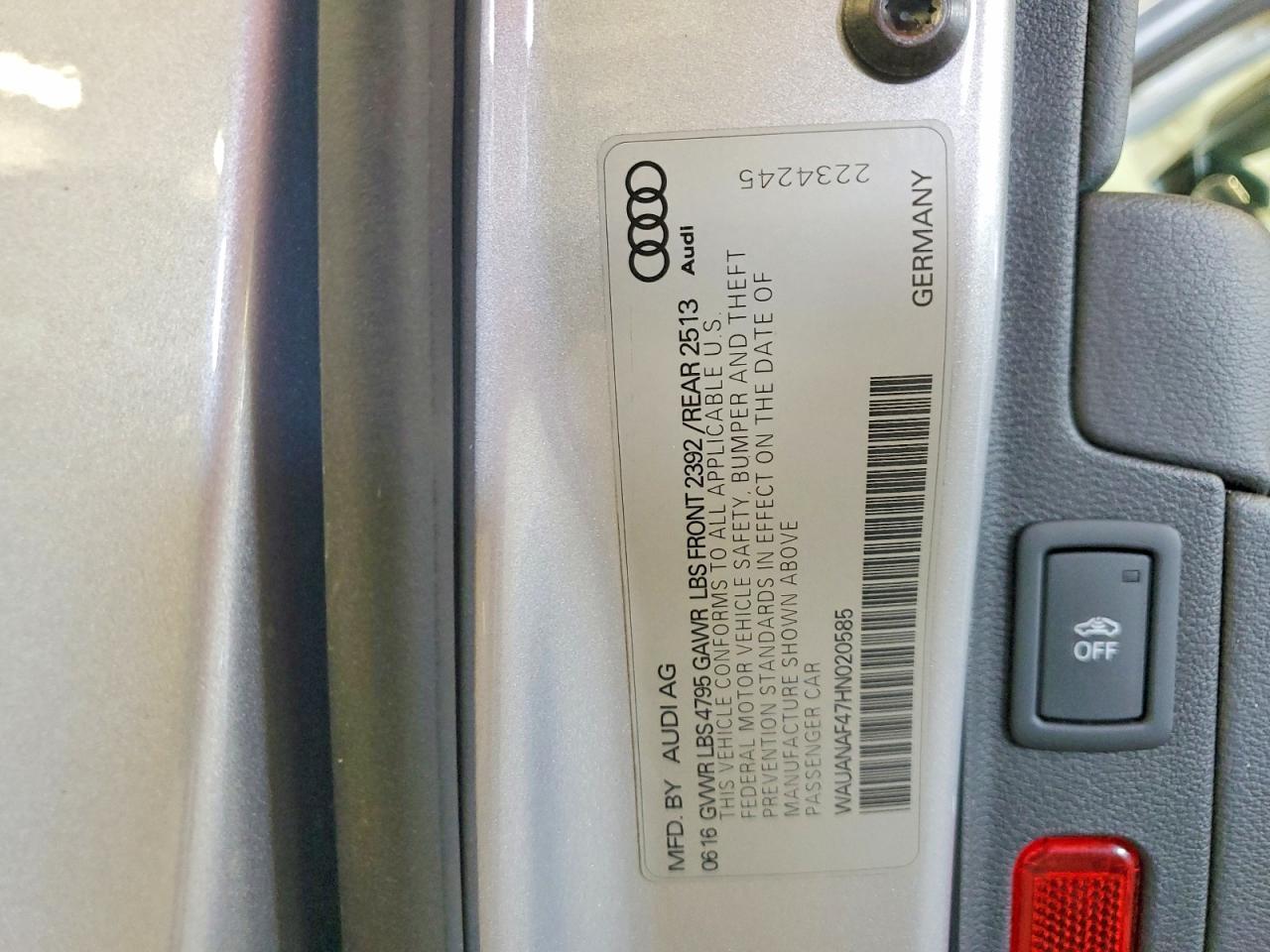 2017 Audi A4 Premium - zdjęcie 13
