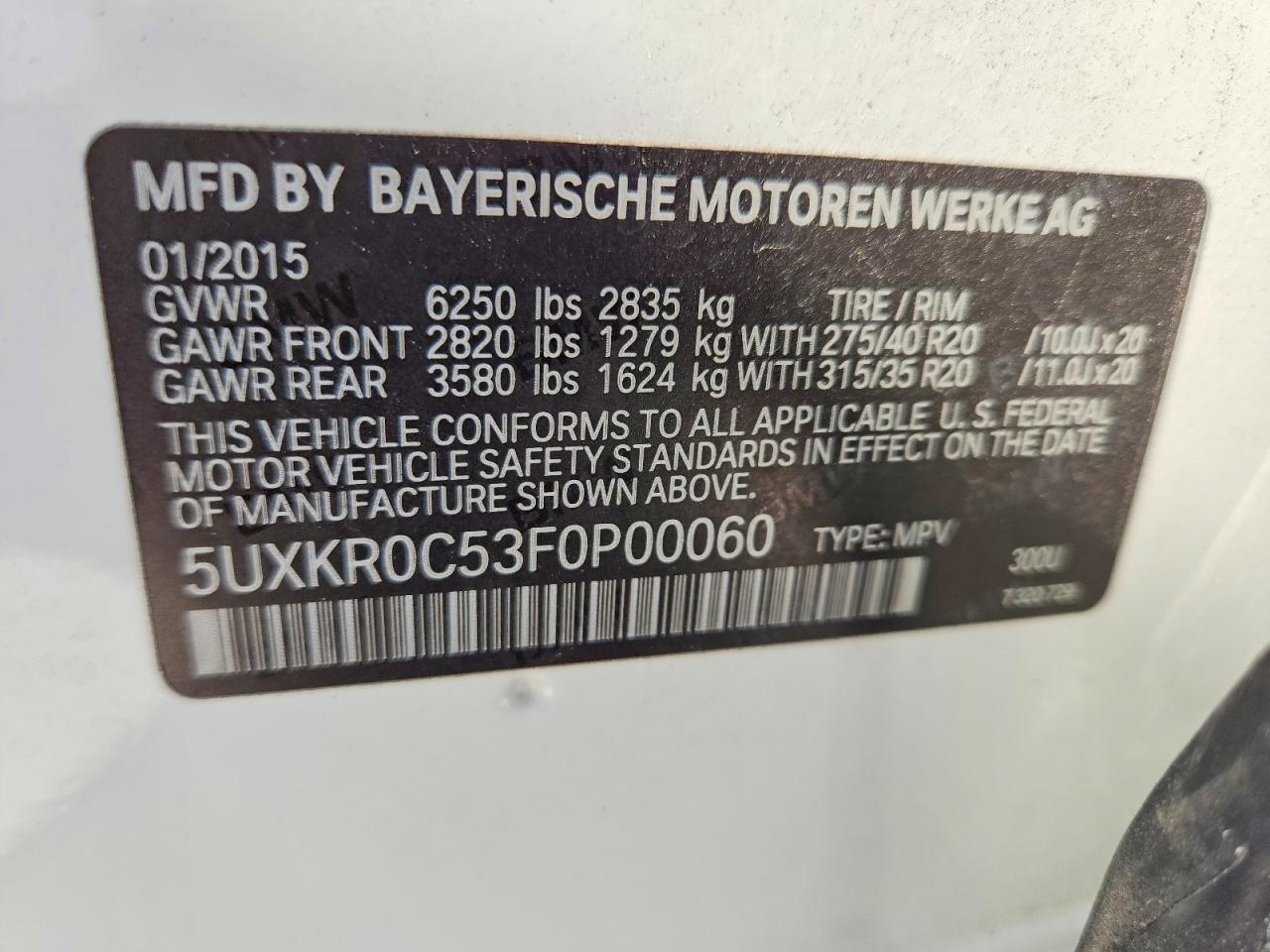 2015 BMW X5 xDrive35I - zdjęcie 13