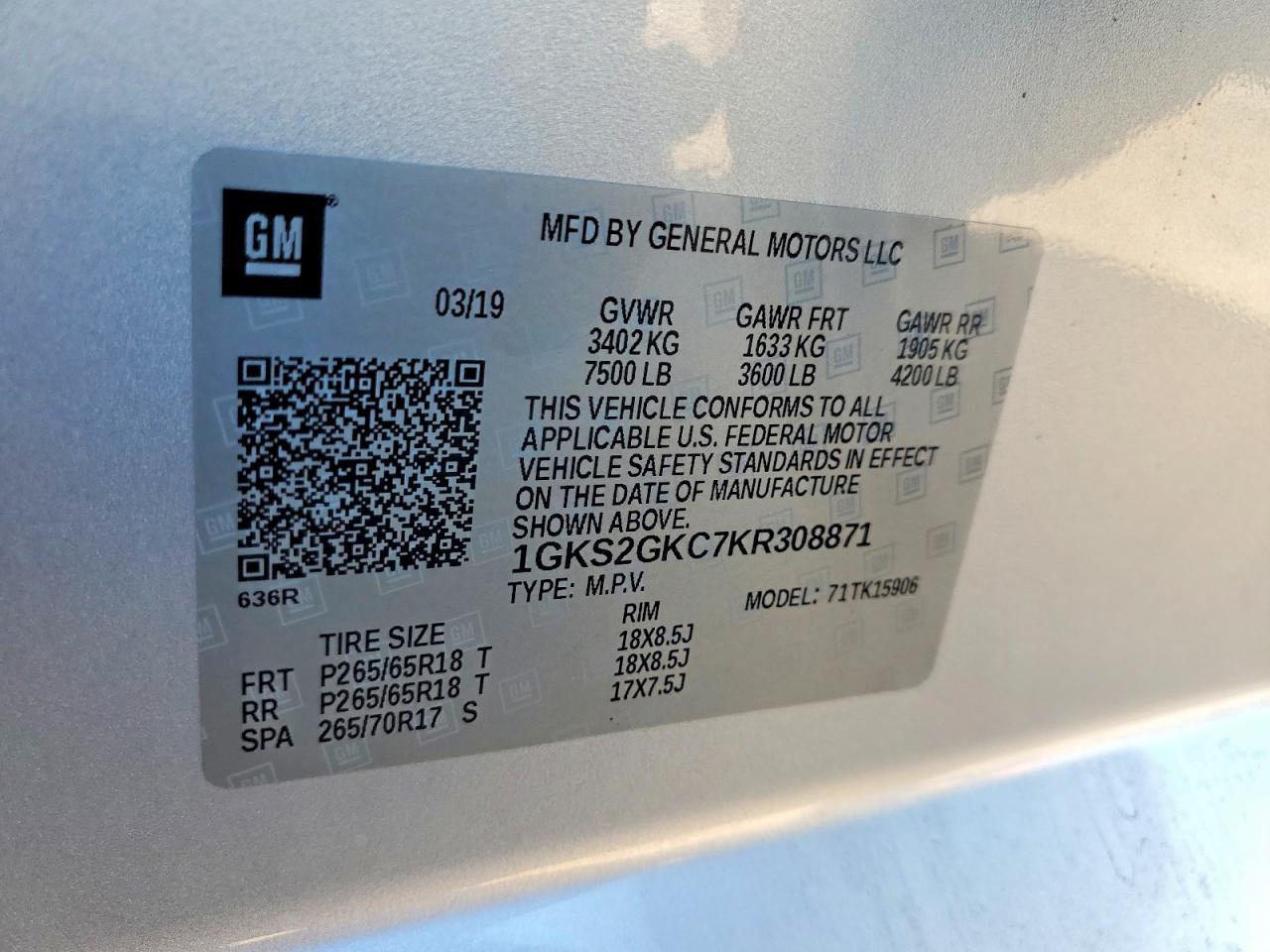 2019 GMC Yukon Xl K1500 Slt - zdjęcie 13