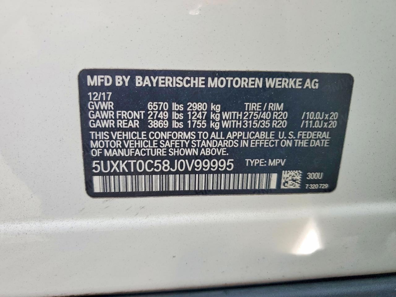 2018 BMW X5 Xdr40E - zdjęcie 12