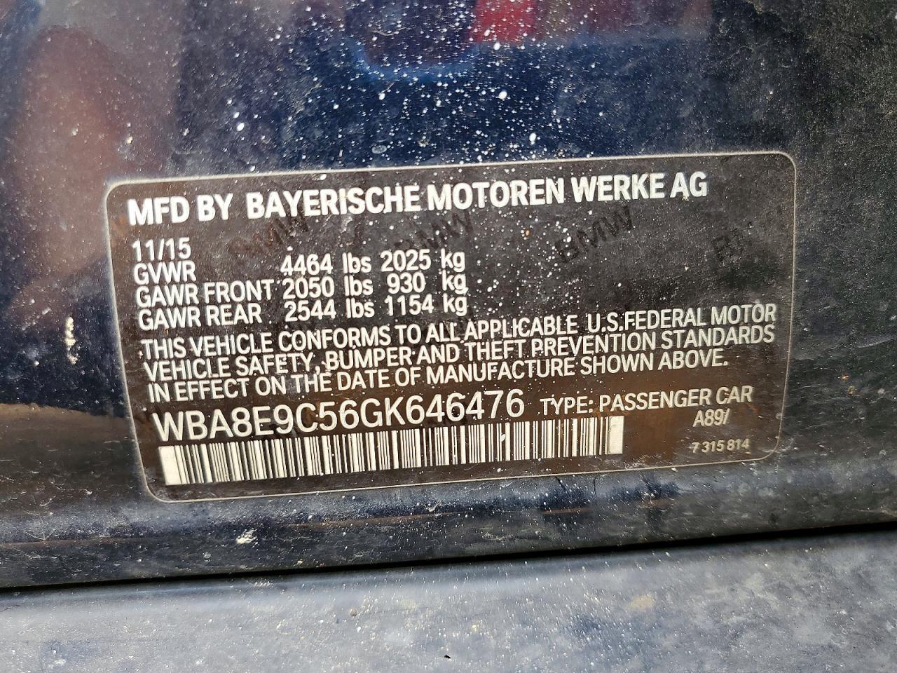 2016 BMW 328 I Sulev - zdjęcie 12