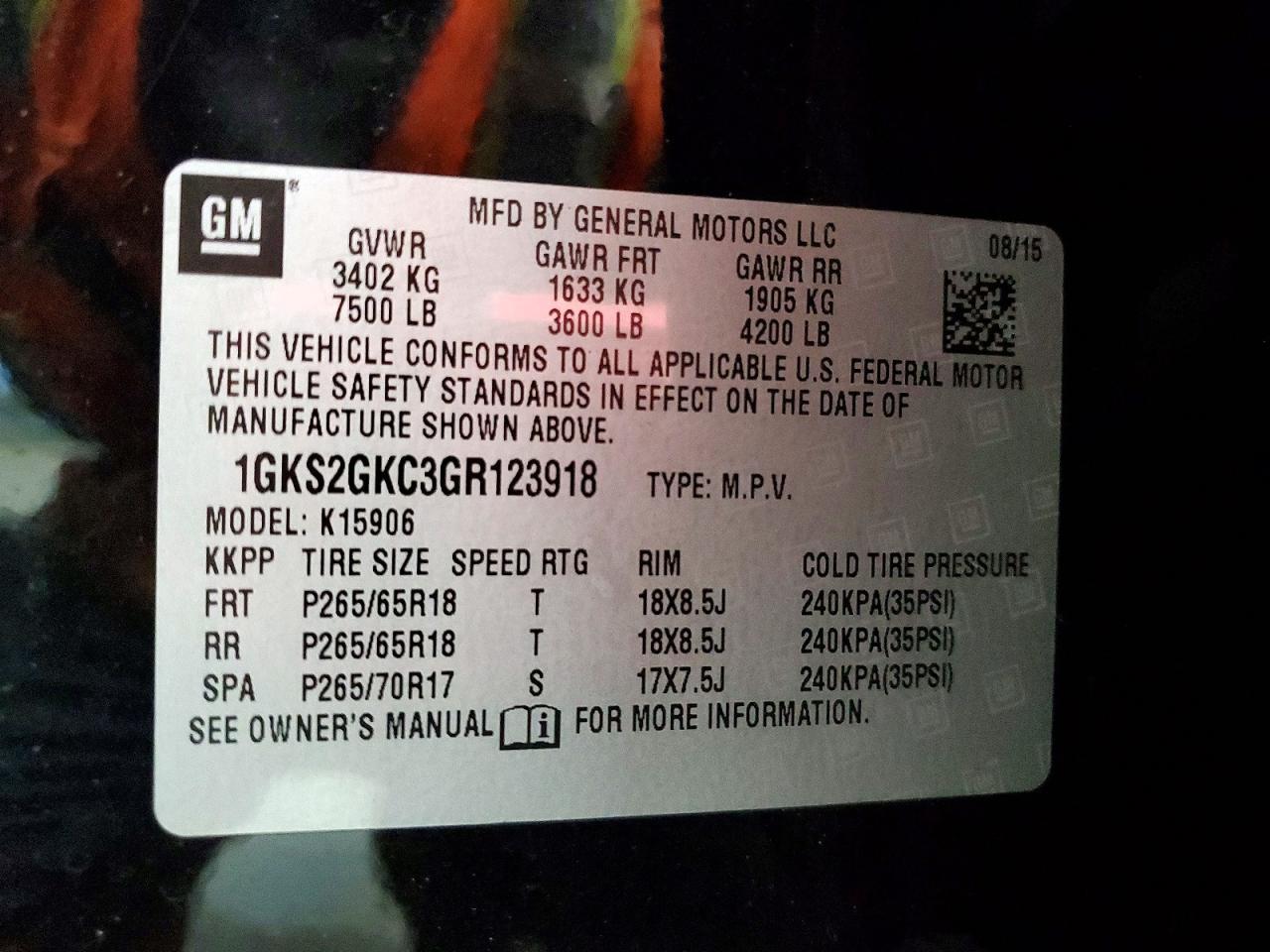 2016 GMC Yukon Xl K1500 Slt - zdjęcie 13