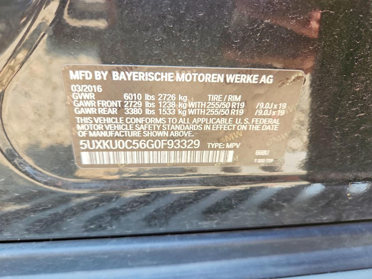 2016 BMW X6 Sdrive35I - zdjęcie 13