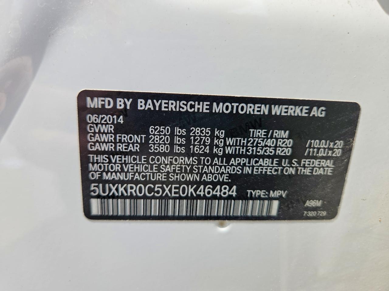 2014 BMW X5 xDrive35I - zdjęcie 13