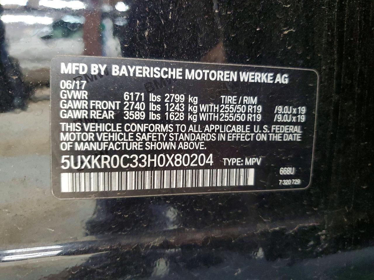 2017 BMW X5 xDrive35I - zdjęcie 13
