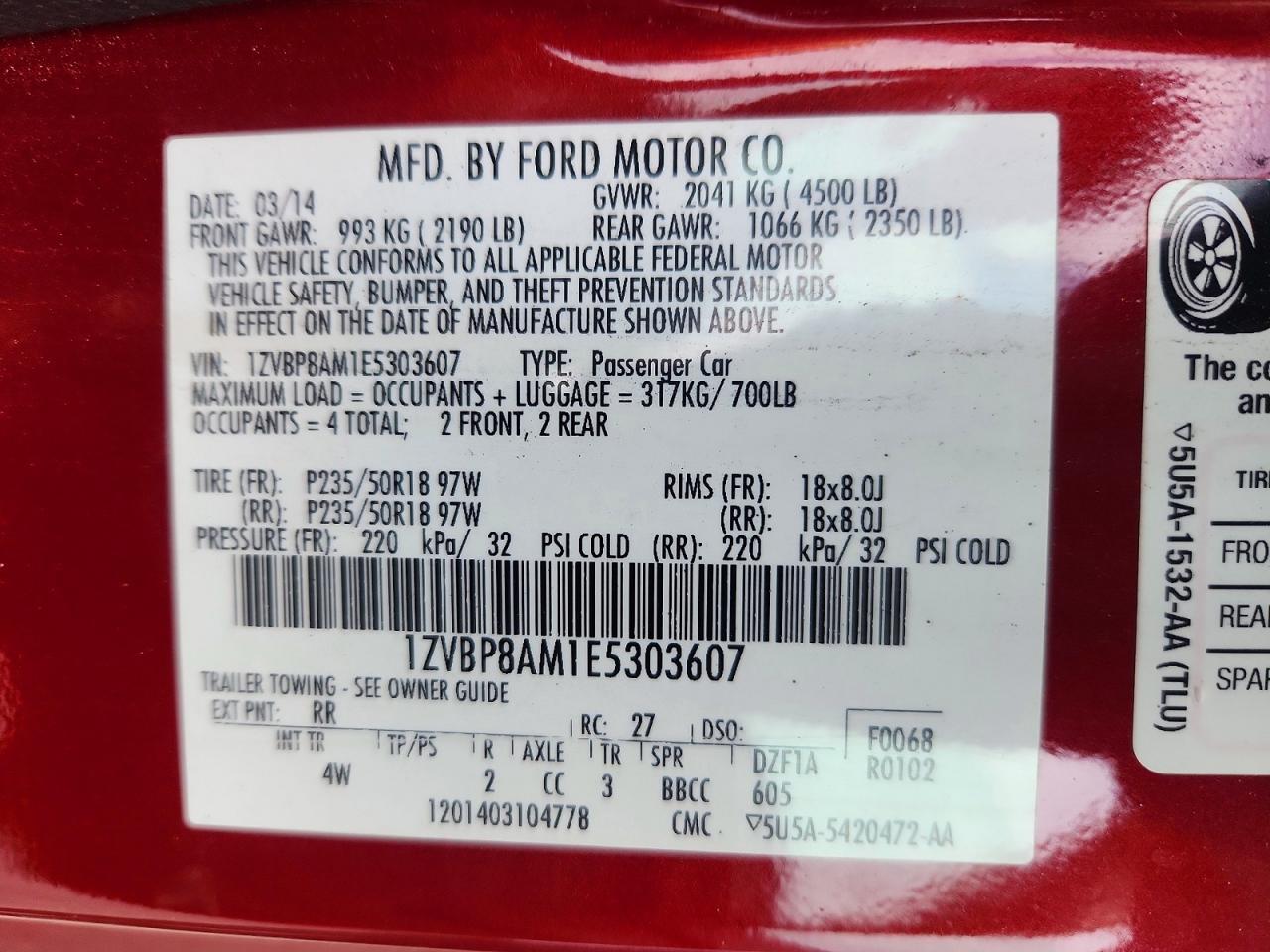 2014 Ford Mustang - zdjęcie 13