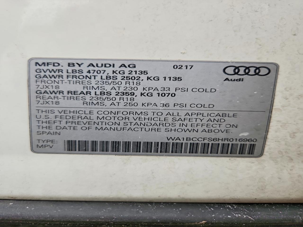 2017 Audi Q3 Premium - zdjęcie 13