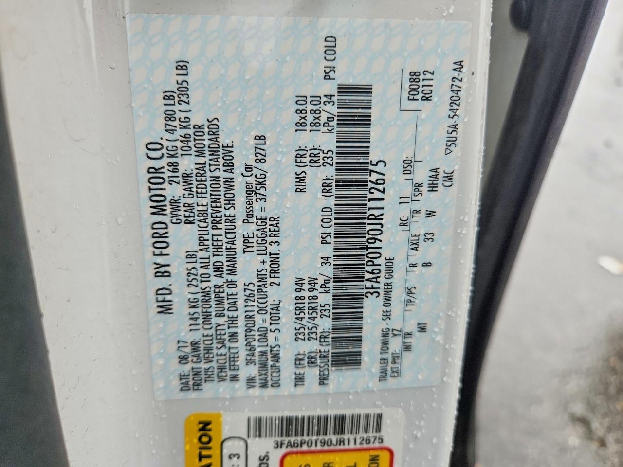 2018 Ford Fusion Se - zdjęcie 12