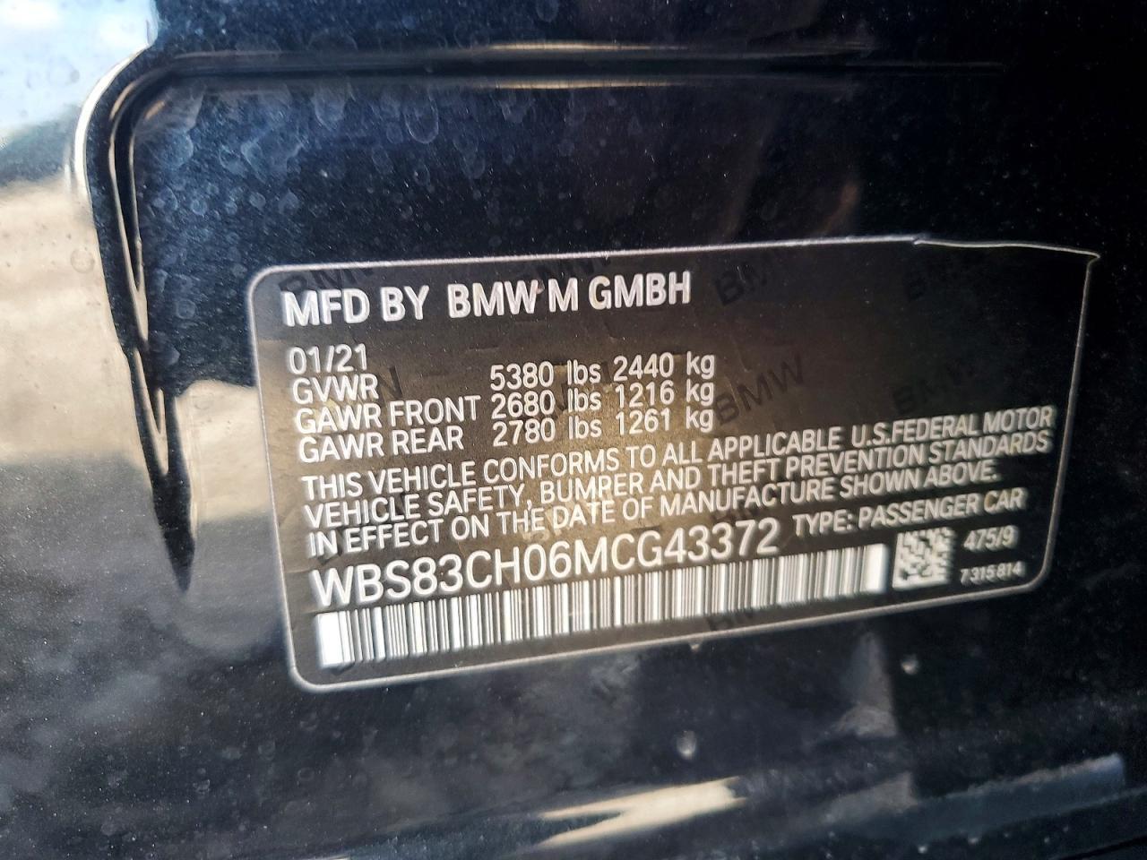 2021 BMW M5 - zdjęcie 12