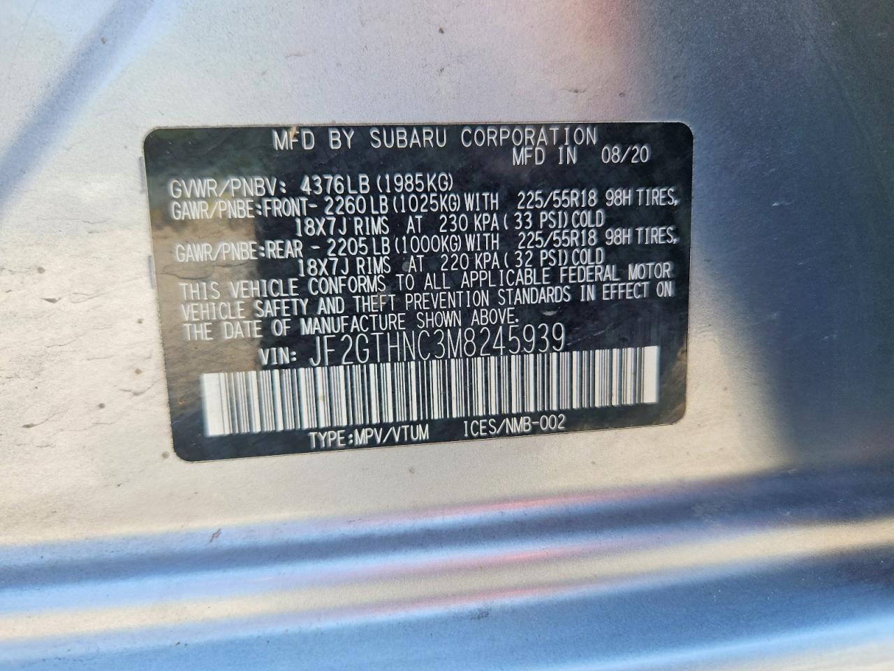 2021 Subaru Crosstrek Limited - zdjęcie 13