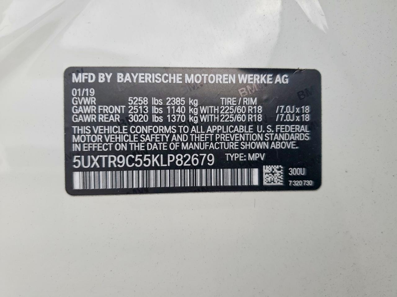 2019 BMW X3 xDrive30I - zdjęcie 13