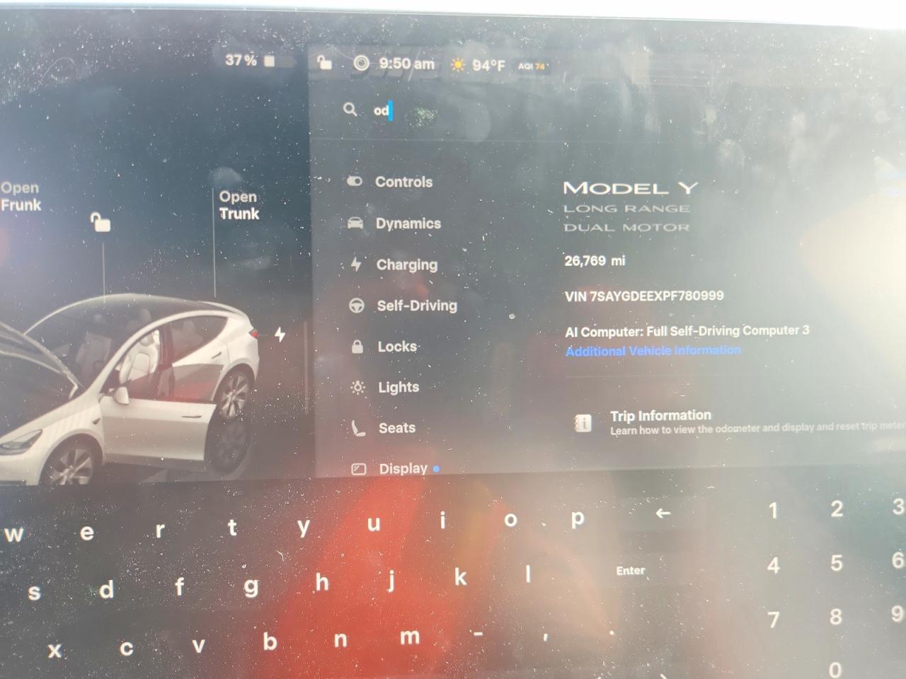 2023 Tesla Model Y - zdjęcie 9