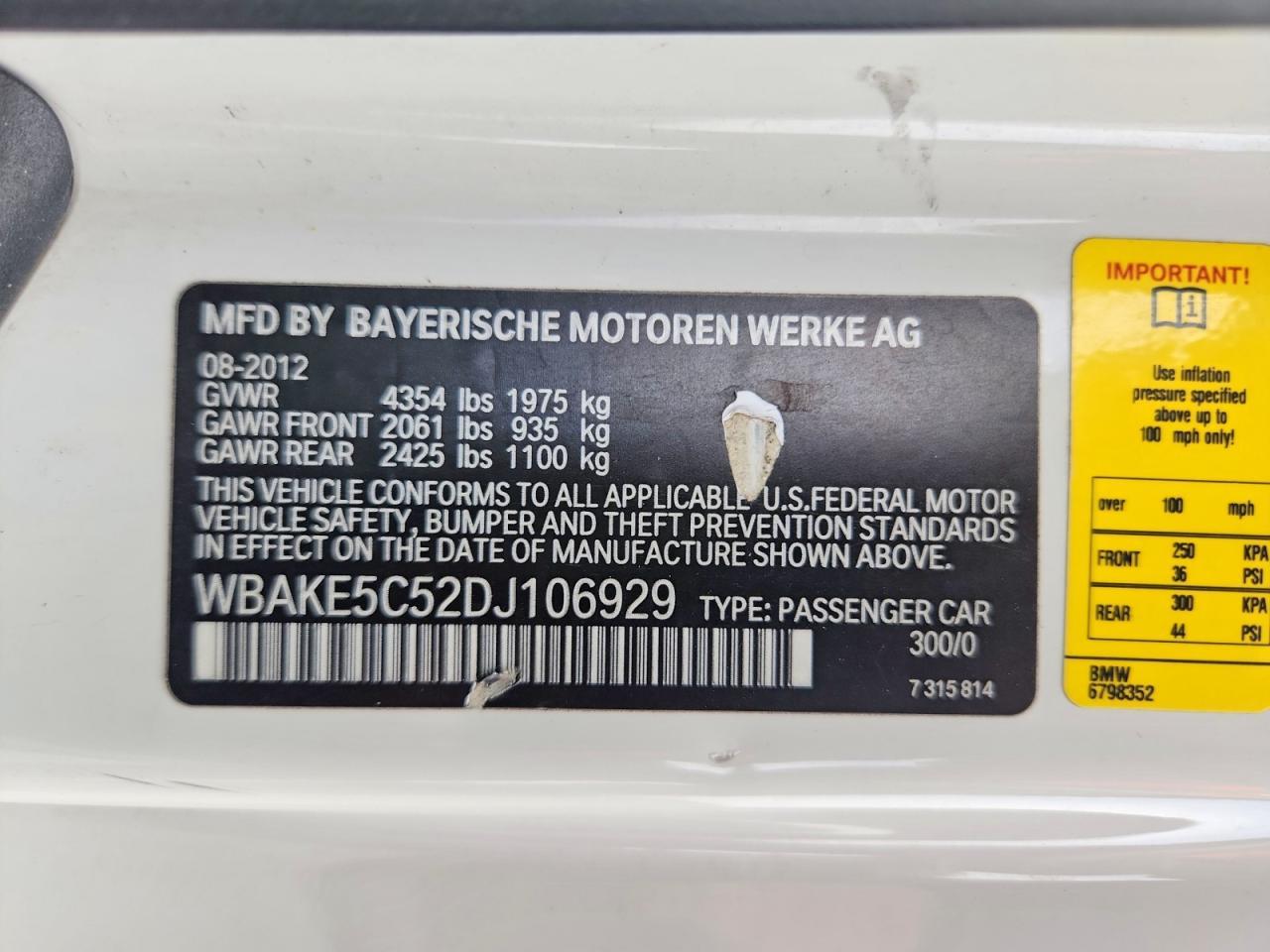 2013 BMW 328 I Sulev - zdjęcie 12