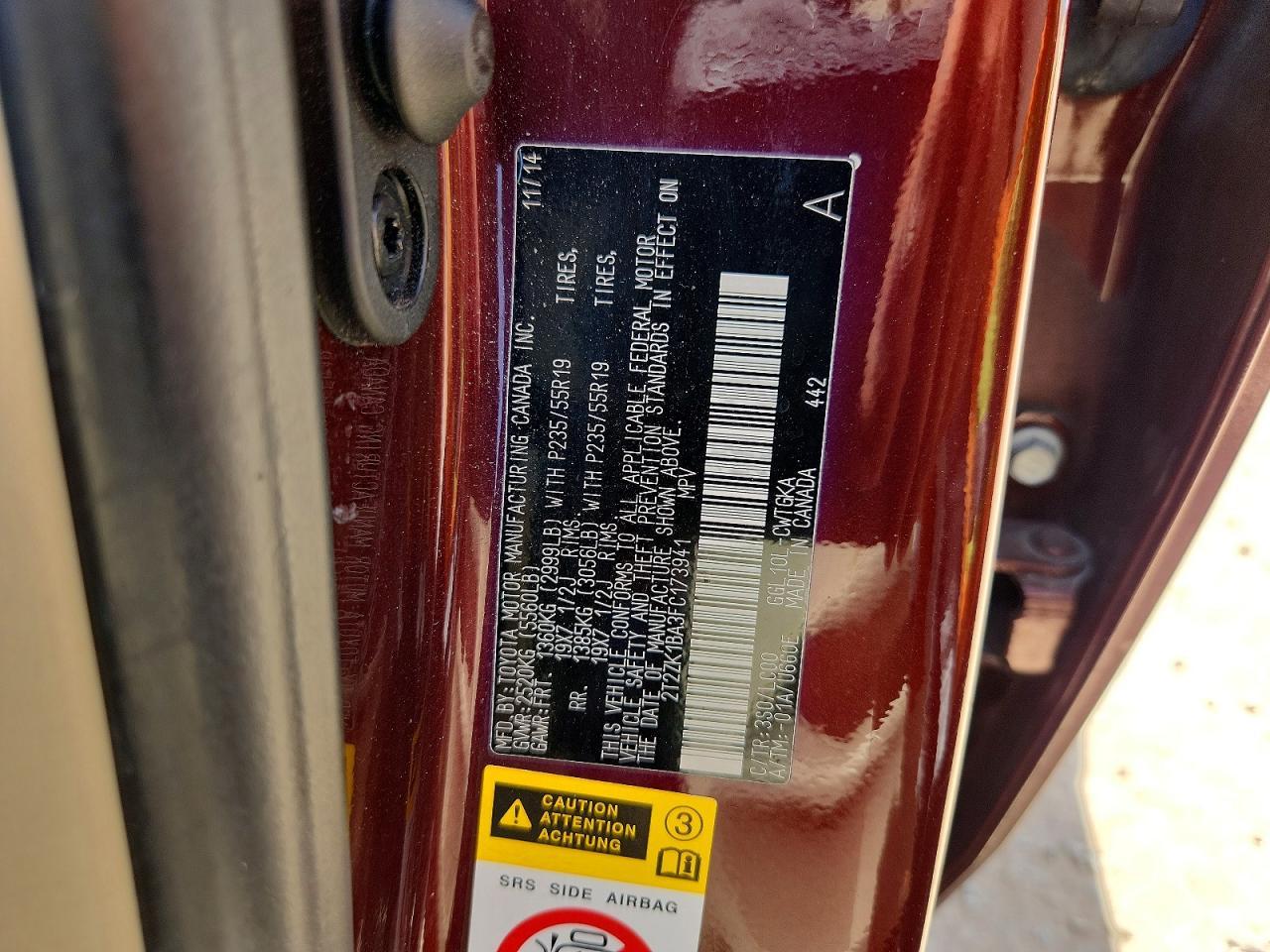 2015 Lexus Rx 350 Base - zdjęcie 13