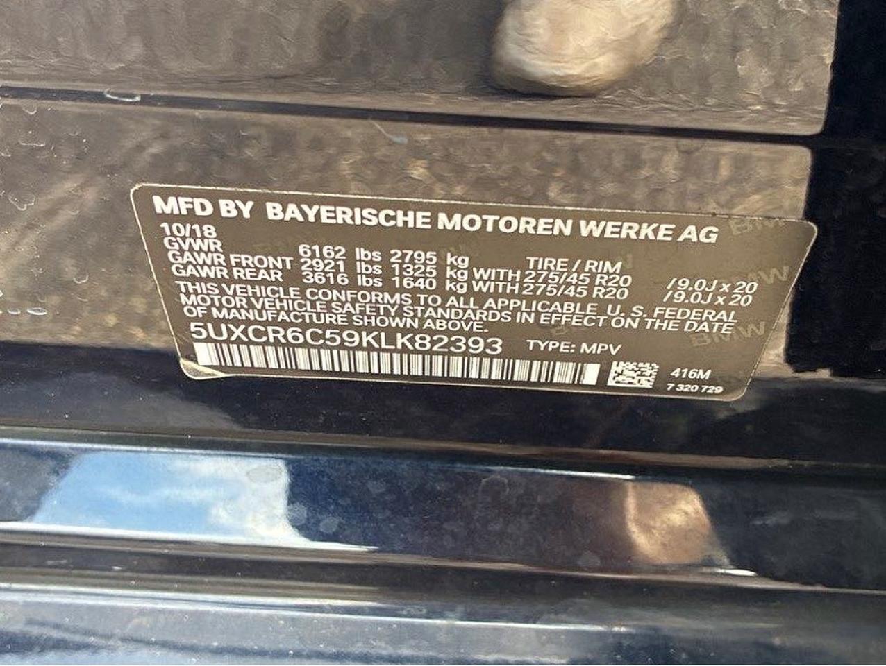 2019 BMW X5 xDrive40I - zdjęcie 10