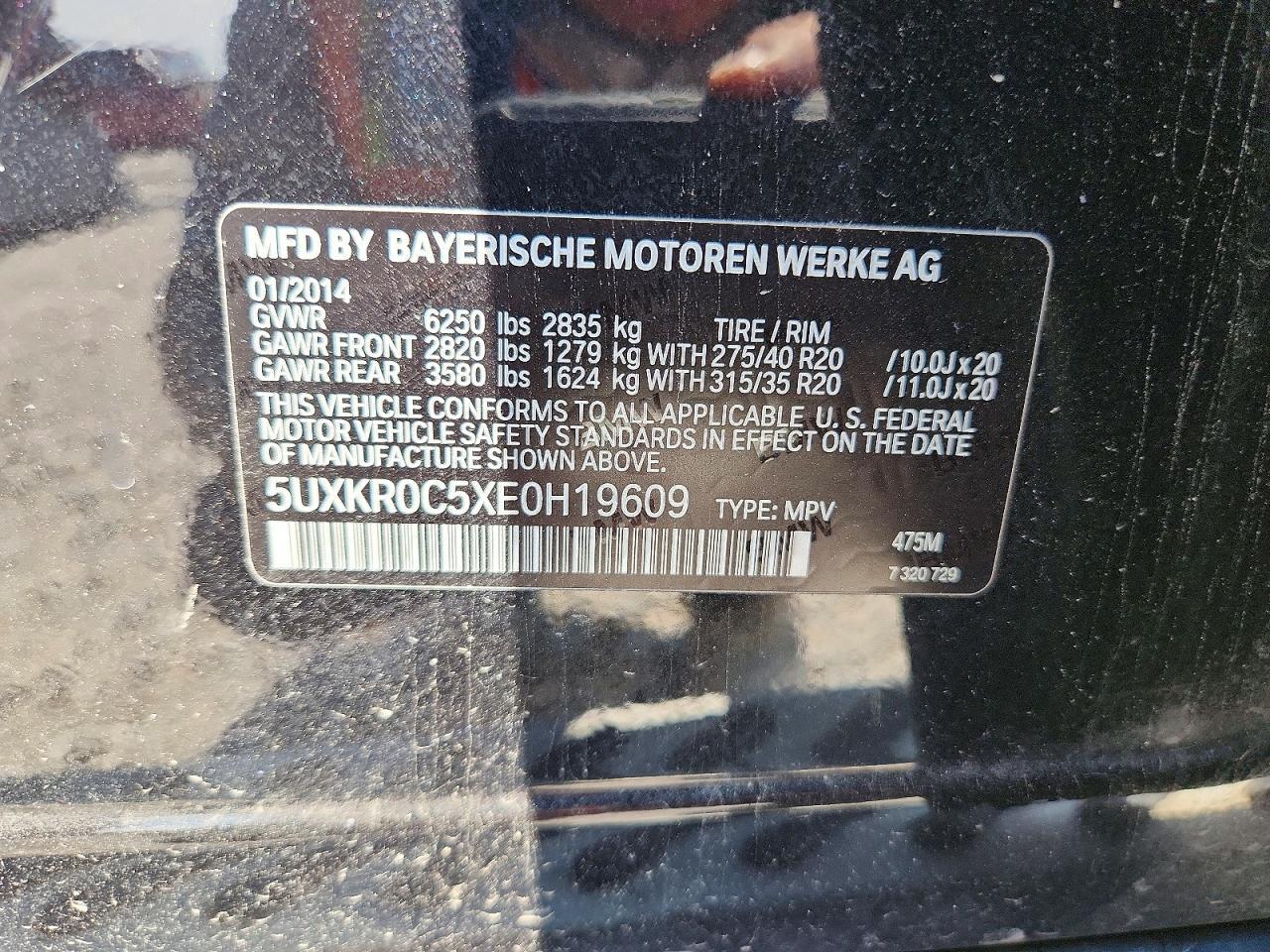 2014 BMW X5 xDrive35I - zdjęcie 12